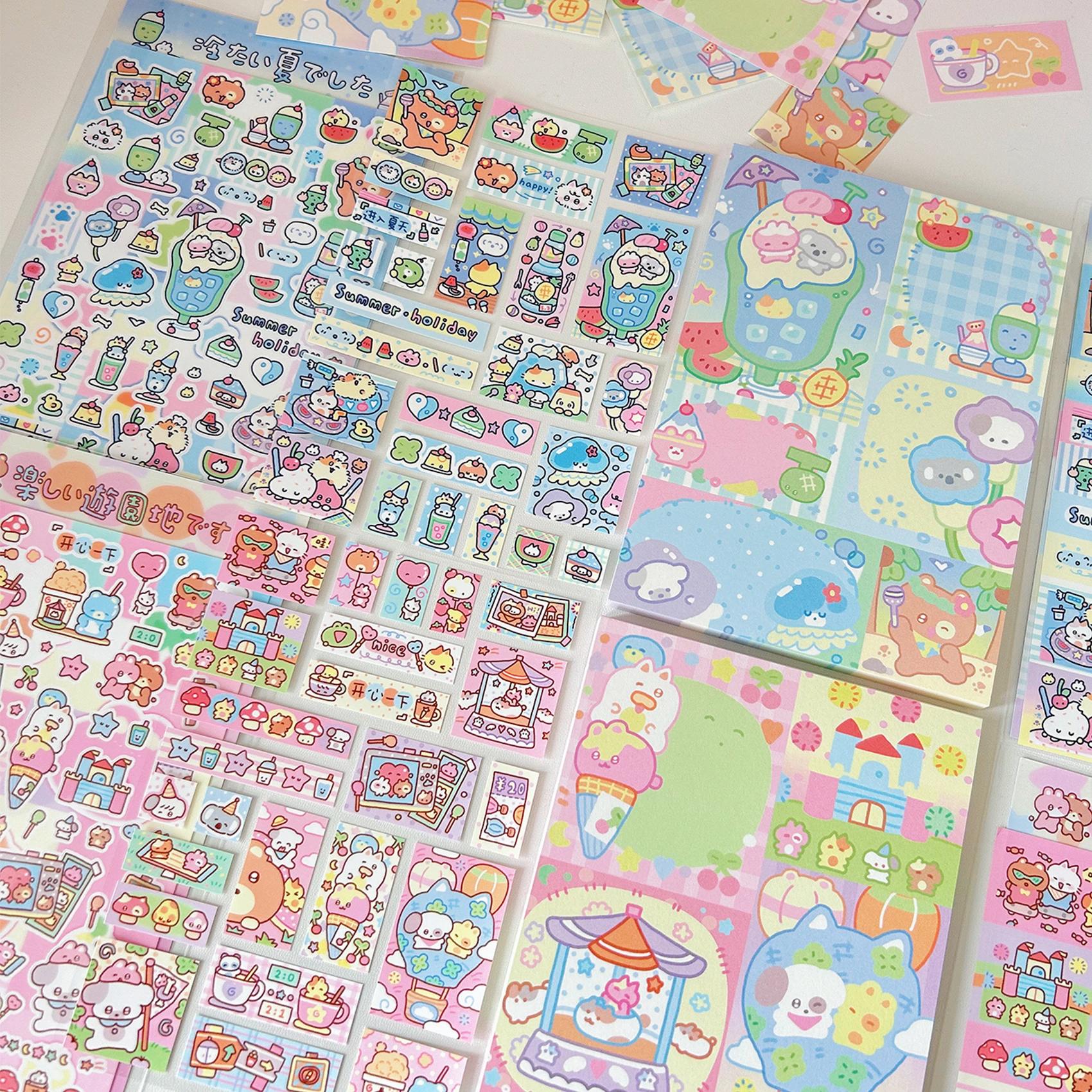 Sanxin × Bozi Sticky Note Pad Adesivi Parco divertimenti estivo