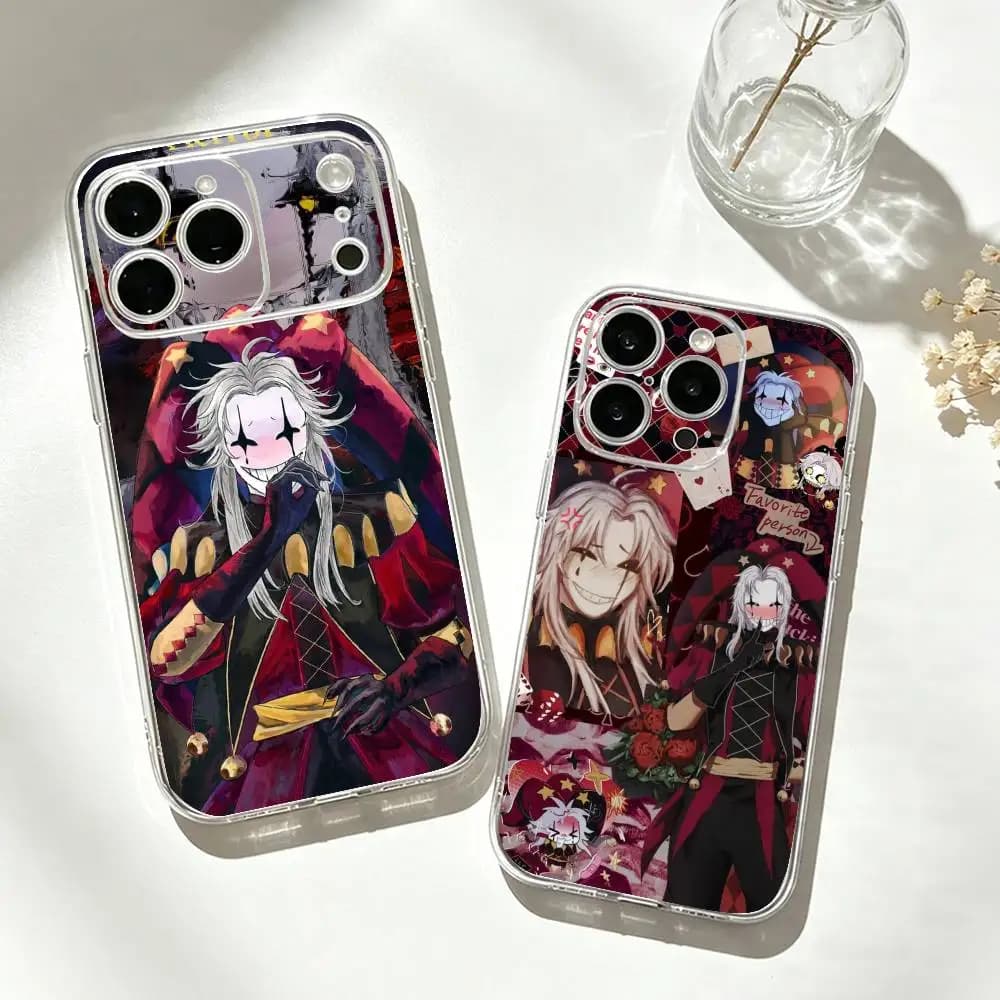 the Freak c-Circus P-Pierrot Phone Case Transparent Silicone Soft For iPhone 17 16 15 14 13 12 11 Mini Pro Max Plus