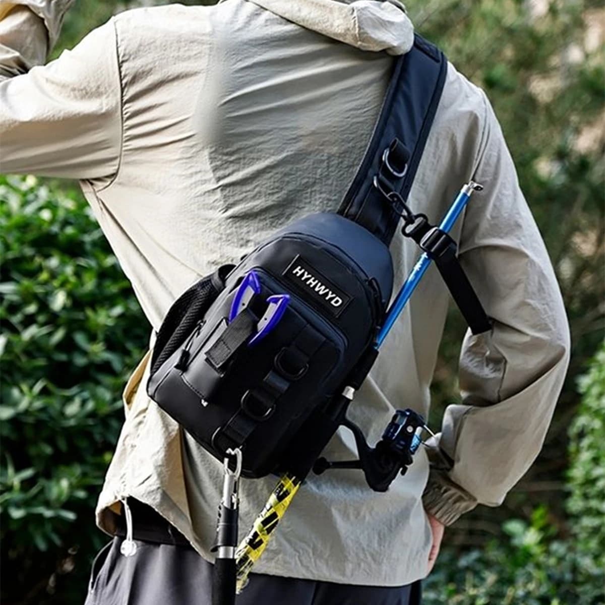 Multifunctional Shoulder Bag, Waterproof, For Fishing Equipment, Box Bags and Accessories