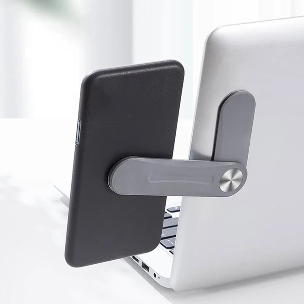 Supporto per Telefono con Doppio Schermo per Espansione Monitor Laptop, Pieghevole e Portatile, Leggero per Lavoro