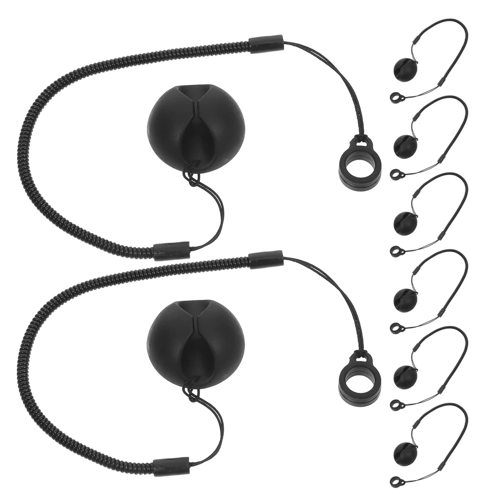 Set di 8 Cordini Elastici Retrattili Anti-Smarrimento per Stilo, Cinghia di Fissaggio per Penne Touch POS e Tavolette Grafiche, Supporto per Clipboard da Scrivania