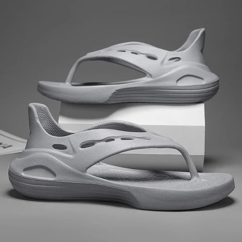Borsa da uomo con tacco Infradito Pantofole Sandali da spiaggia per interni ed esterni Scarpe casual alla moda Scivoli morbidi Pantofole da casa Scarpe da spiaggia