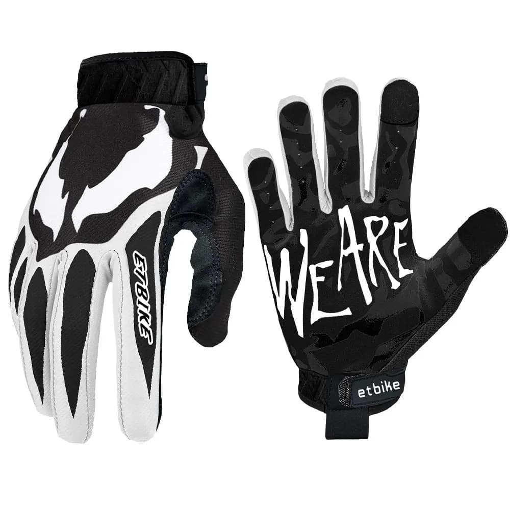 Motorcycle and bicycle gloves, outdoor sports and off-road, breathable and anti-slip, touch screen support