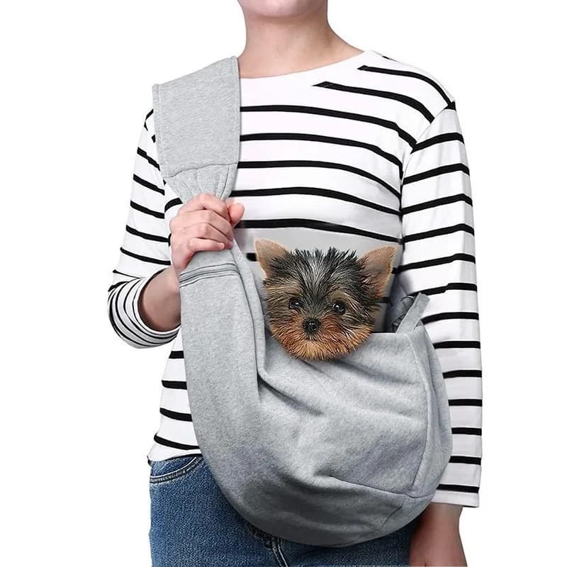 Borsa Trasportino Traspirante e Pieghevole per Cani e Gatti, Ideale per Viaggi all'Aperto