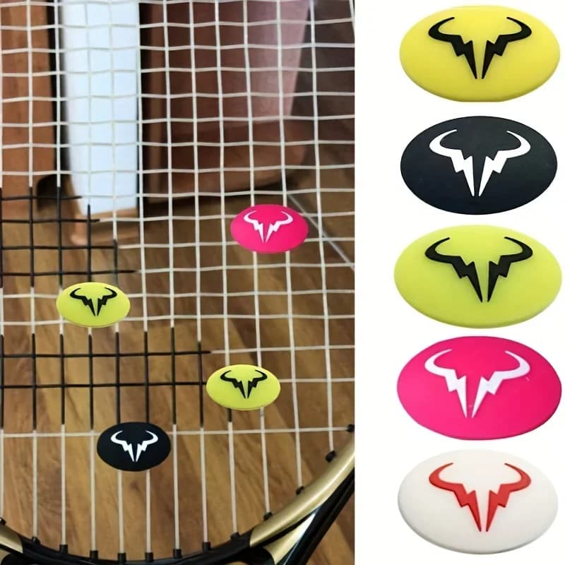 Ammortizzatori da Tennis da 6 pezzi, ammortizzatori per racchette in Silicone, perfetti per giocatori di Tennis, accessori per sport all'aria aperta