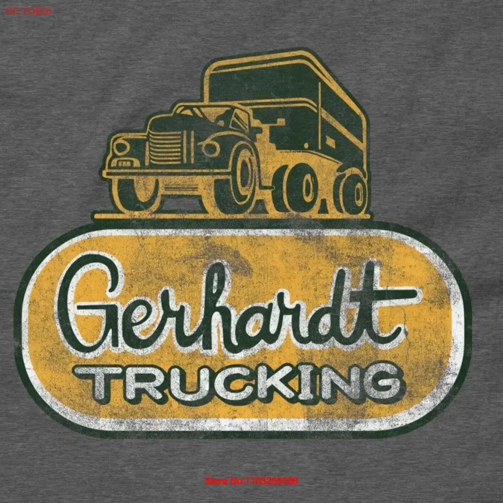 Gerhardt Trucking r FromTVEpix From Epix TV Show classico tee vintage lavato homme Top da indossare tutti i giorni Versatile casual
