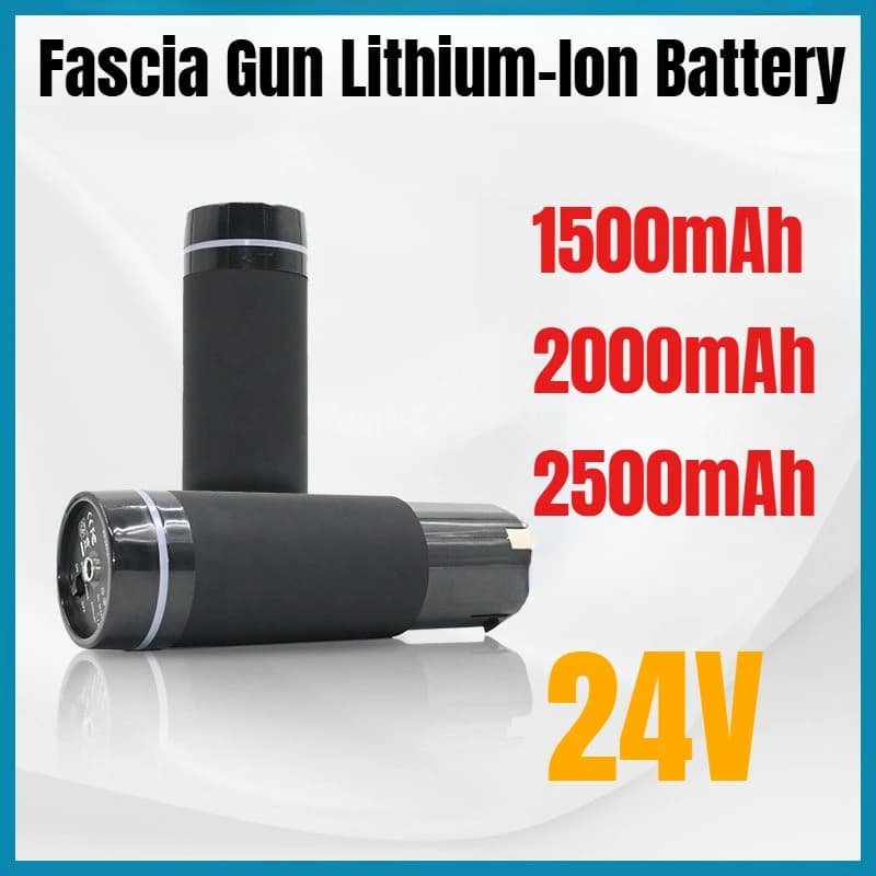 Batteria agli ioni di litio ricaricabile potenziata da 24V 2500mAh, adatta per le batterie delle pistole per massaggio e delle pistole per fascia.