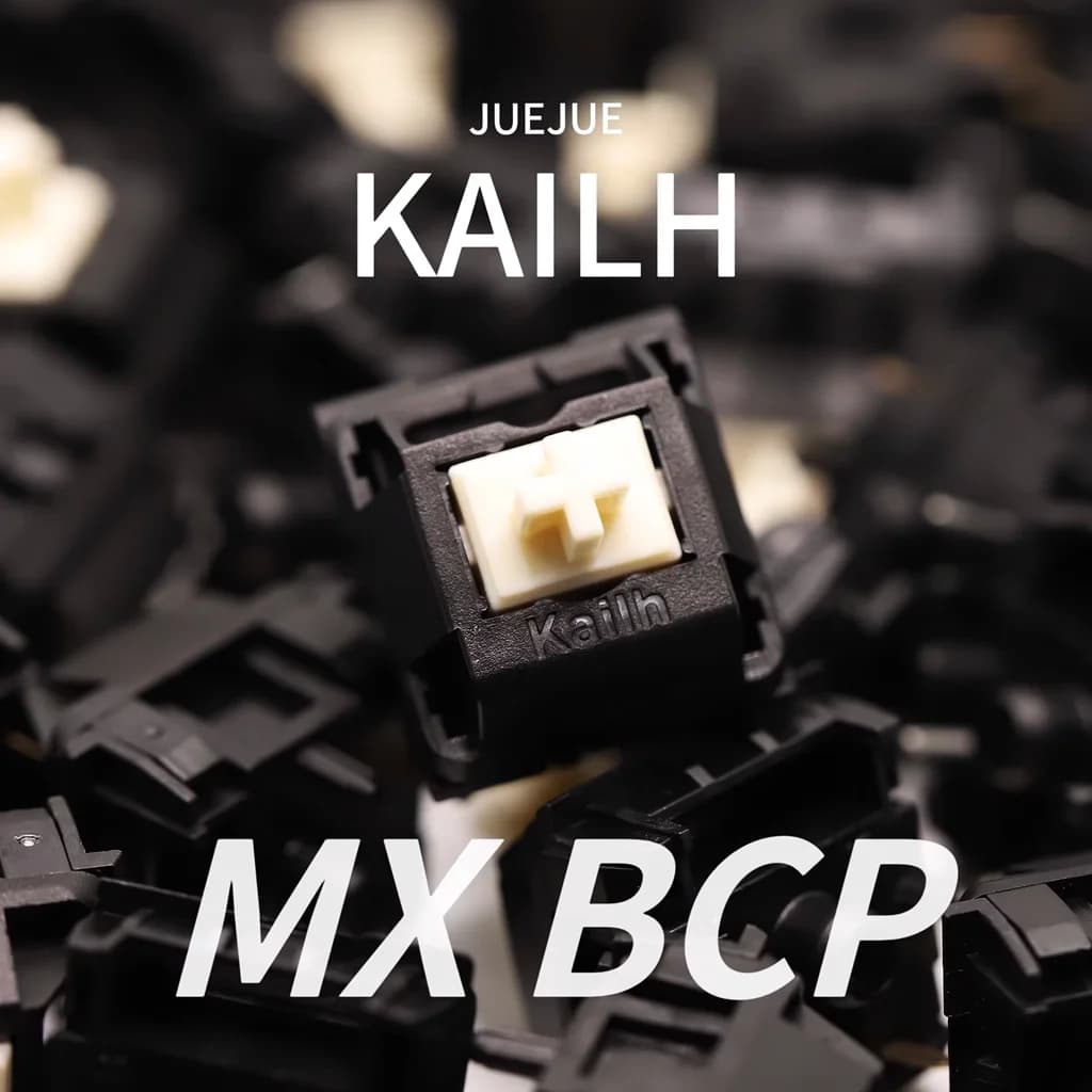 Kailh BCP Switch OFF STUDIO MX 5 Pin 52g Interruttori lineari PA66 Cream culm Tastiera meccanica Interruttore da gioco veloce Corsa corta