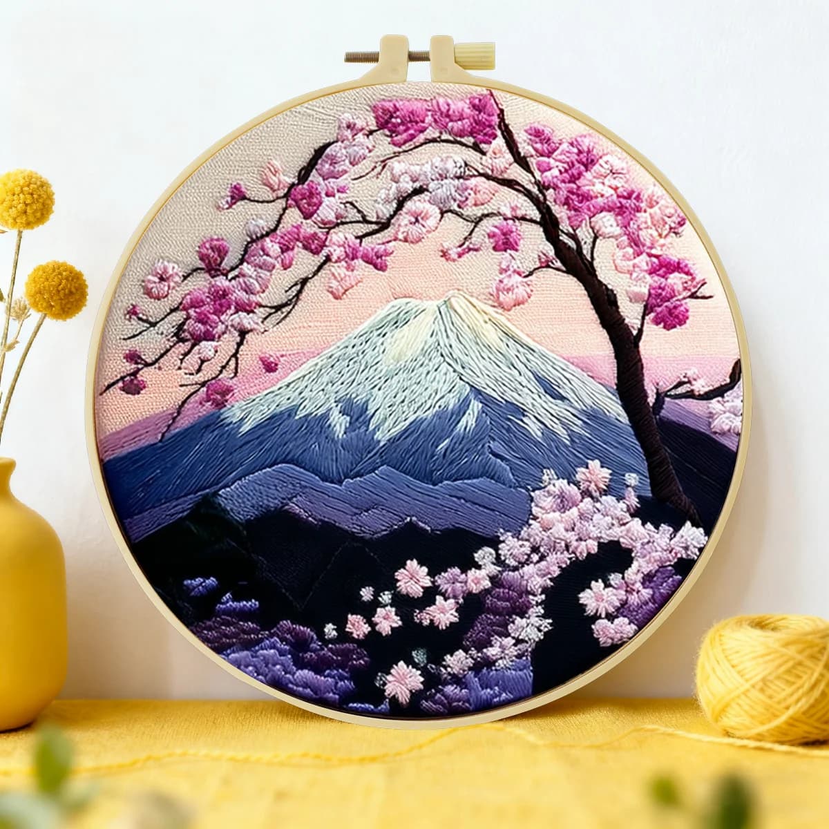 1 pz 20X20 CM/15X15 CM 7.87/6.3 pollici montagna Ricamo Starter Kit FAI DA TE kit di ricamo FAI DA TE manualidades Complementi Arredo Casa cucito arte
