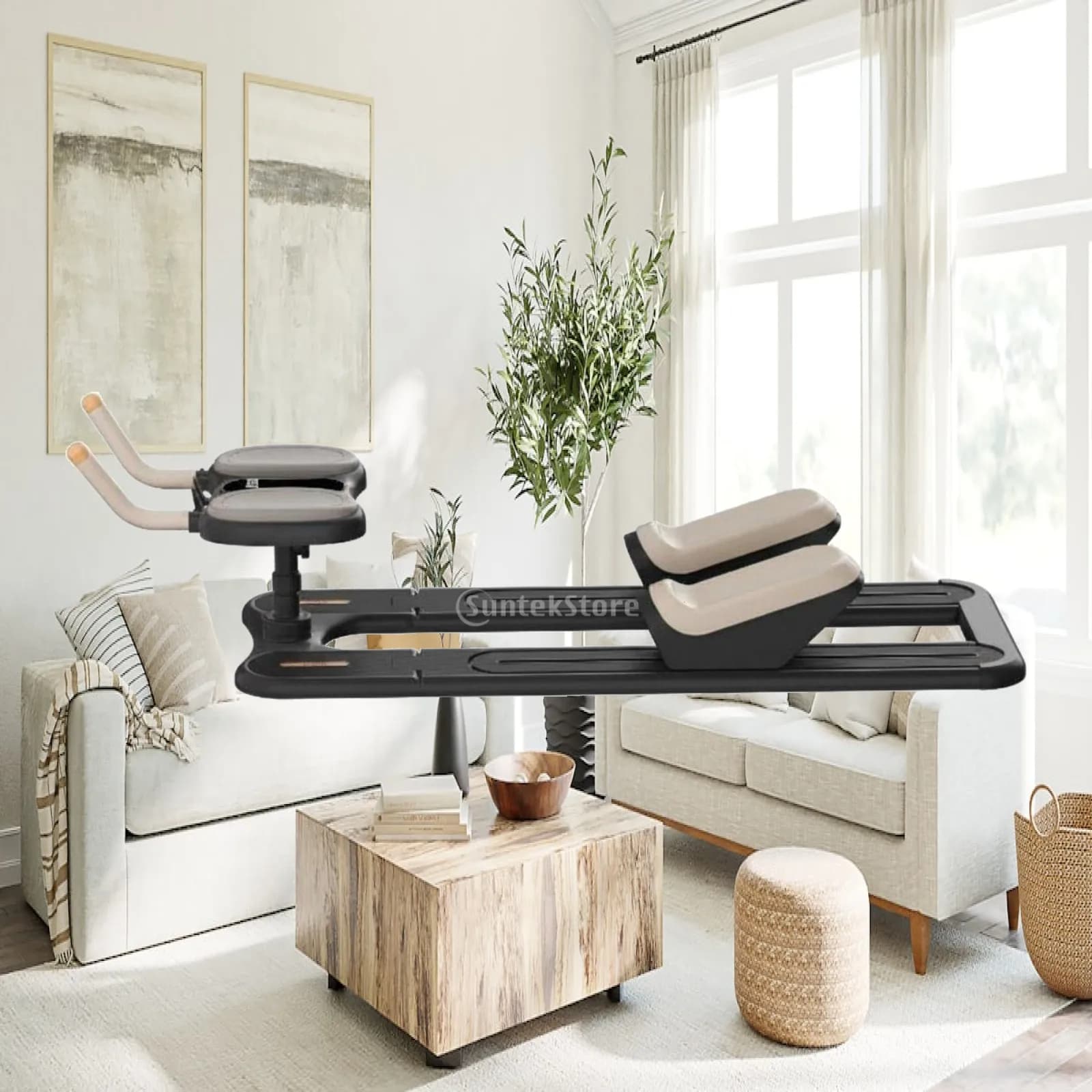 Crawling Instructor Easy to Use Ab Roller Machine Space Saving for Home Gym