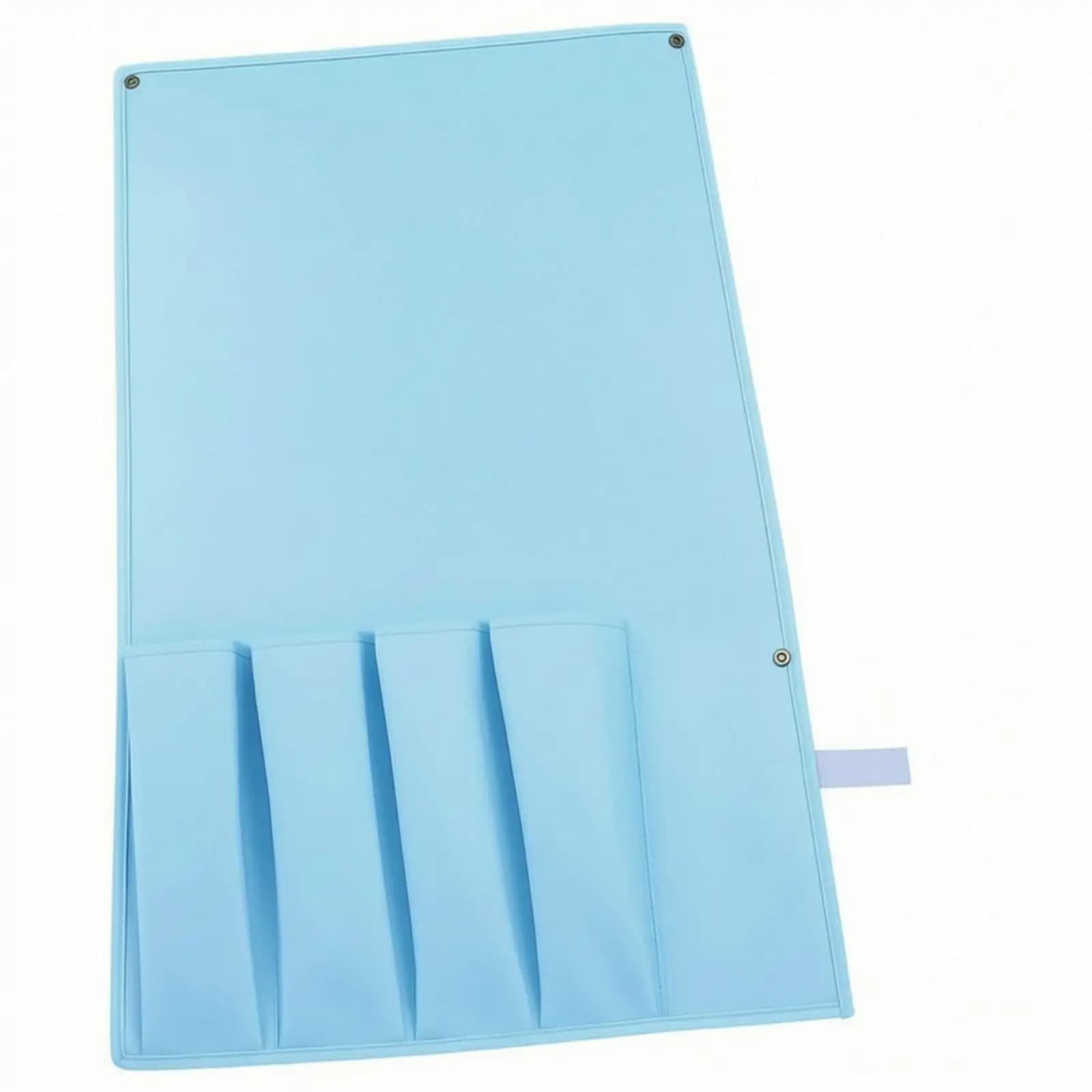 Mahjong Tile Organizer Pouch Flat Hangingboard Design for Mahjong Set Large Game Accessories Storage