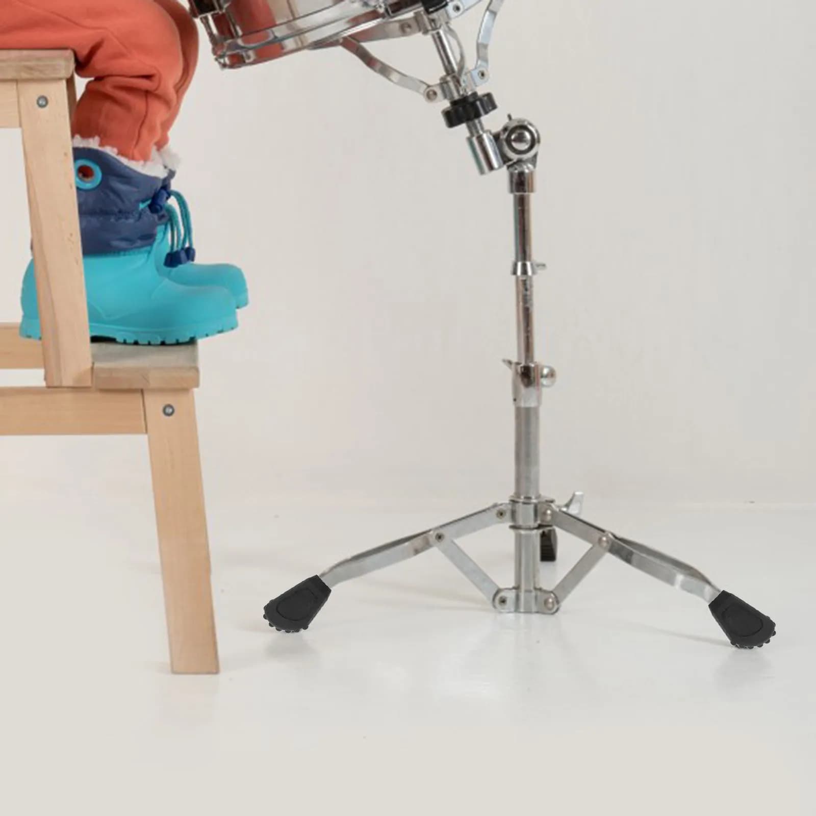 Supporto per Batteria: Piedini Protettivi Antiscivolo in Plastica Durevole per Rack Batteria, Accessorio per Percussioni