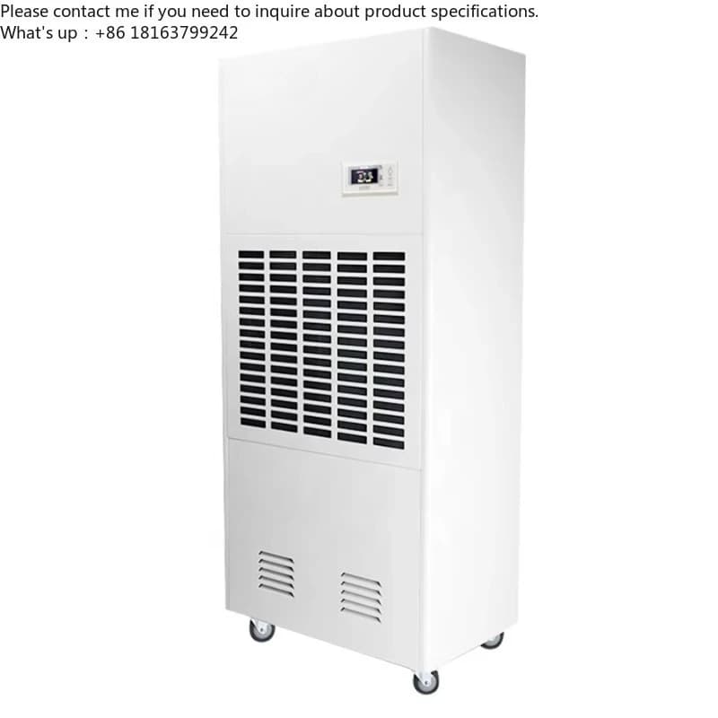 Deumidificatore Industriale Senza Serbatoio QLZ10 240L/G 380V R410a per Serra, Uso Esterno e Domestico, Alimentazione Elettrica