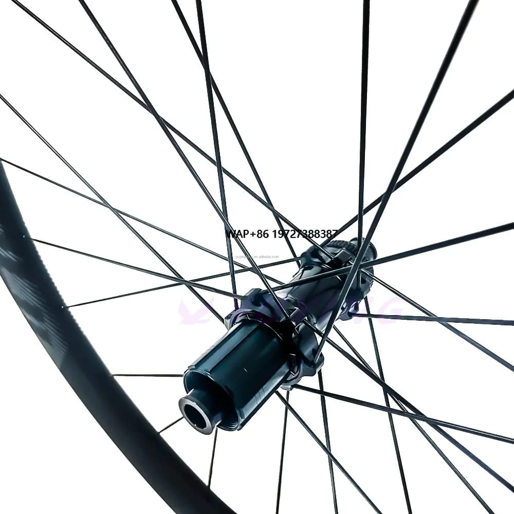 Mozzo in lega di carbonio anteriore/posteriore ruote freno a disco per bici da strada 700c per biciclette da strada in ghiaia con copertoncino/pneumatici tubeless leggeri