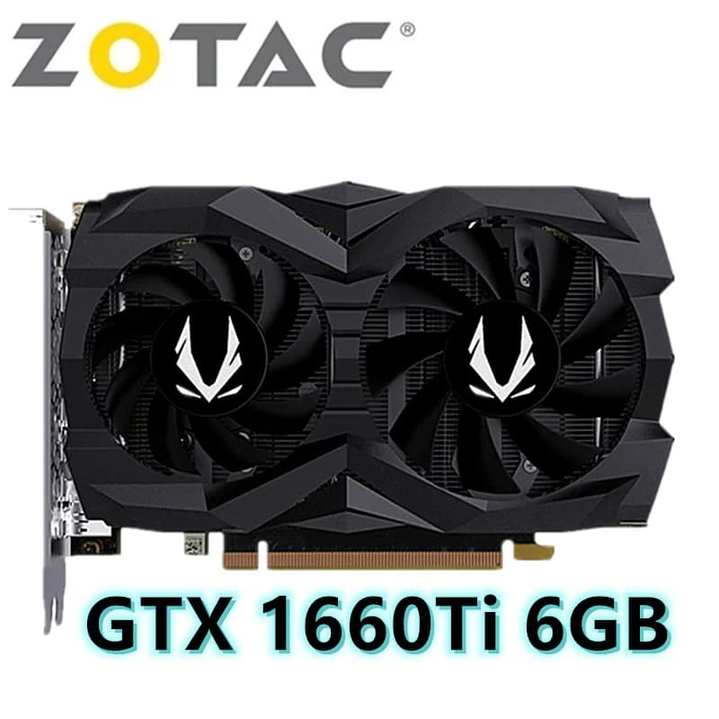 Zotac GTX 1660 Super 6GB 1660Ti schede grafiche scheda Video Nvidia GDDR6 RTX Super GPU Desktop PC computer gioco Nvidia Geforce