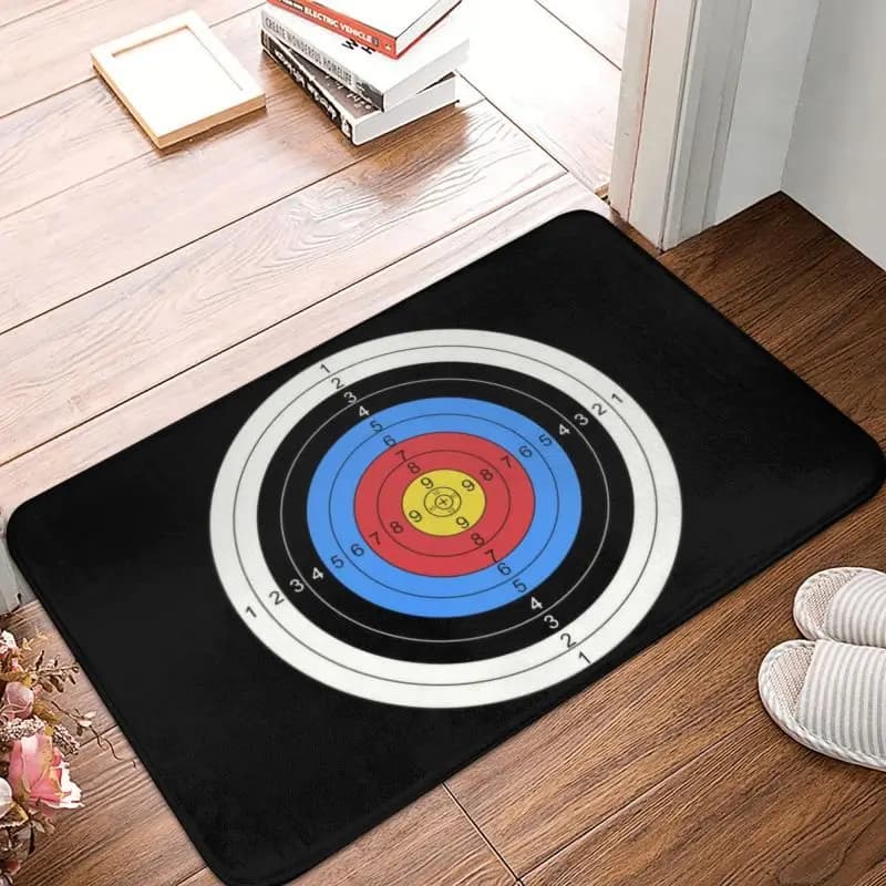 Tiro con l'arco e la gamma di armi Pratica bersaglio Grafica Zerbino Zerbino Antiscivolo Archer Arco Caccia Sport Cucina Bagno Camera da letto Tappeto