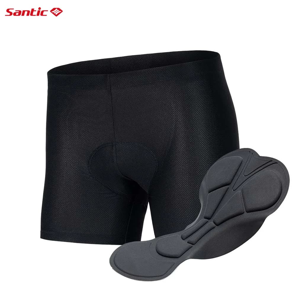 Santic New Men's Cycling Shorts Four Seasons Road Bike Shorts Light and Breathable Inner Shorts Anti-Sudore KM25C06040H