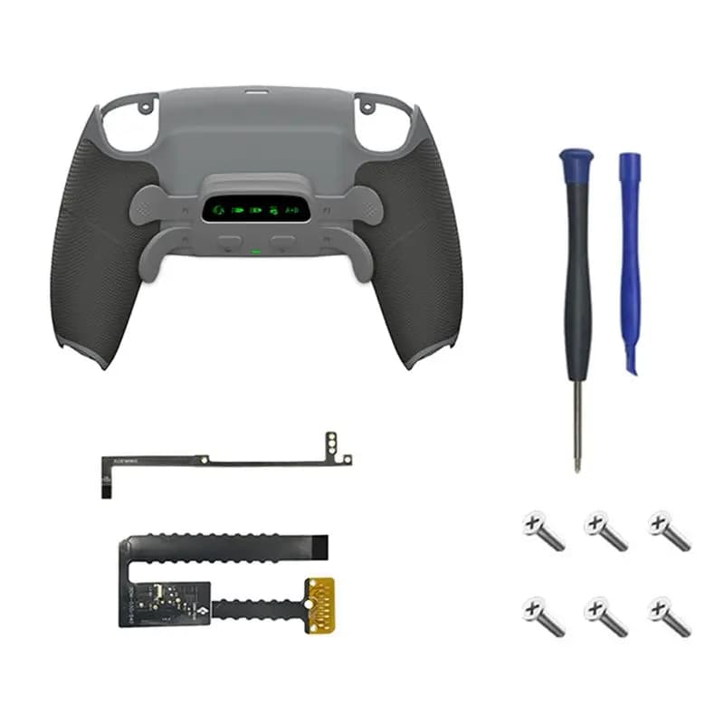 ABZZ-The Remappable Ultimate Controller Buttons For PS5, Upgrade Boards And Redesigned Back Case And 4 Rear Buttons For Ps5