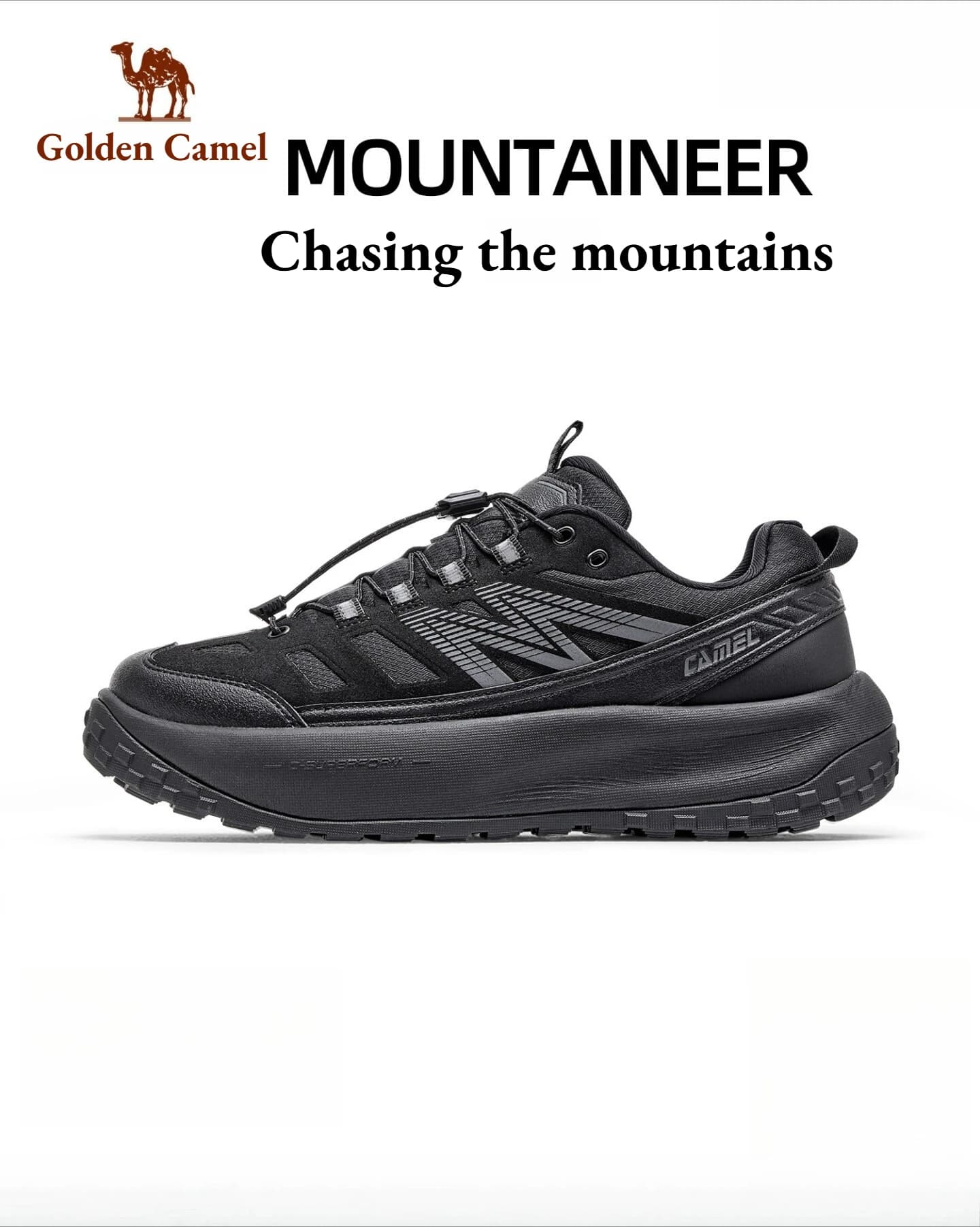 Scarpe Sportive Casual da Uomo Golden Camel 2026 con Suola Spessa Antiscivolo, Sneakers da Jogging Resistenti all'Usura per Esterni, Scarpe da Corsa Ammortizzate