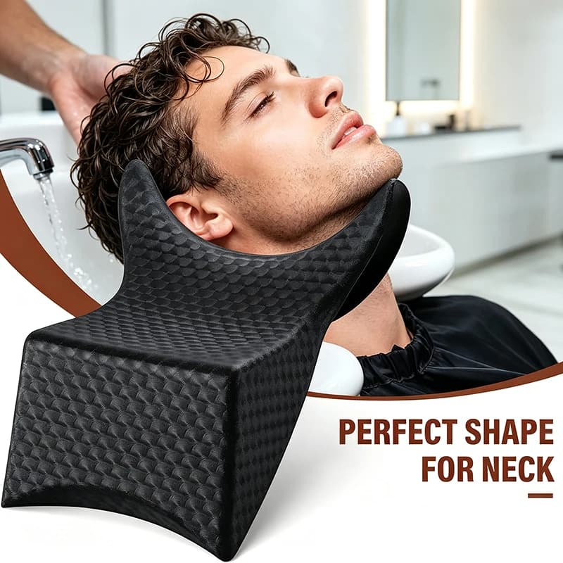 Salon Neck Rest Cushion Shampoo Bowl Neck Pillow Anti Slip Soft Rebound Hair Washing Sink Neck Support Pad