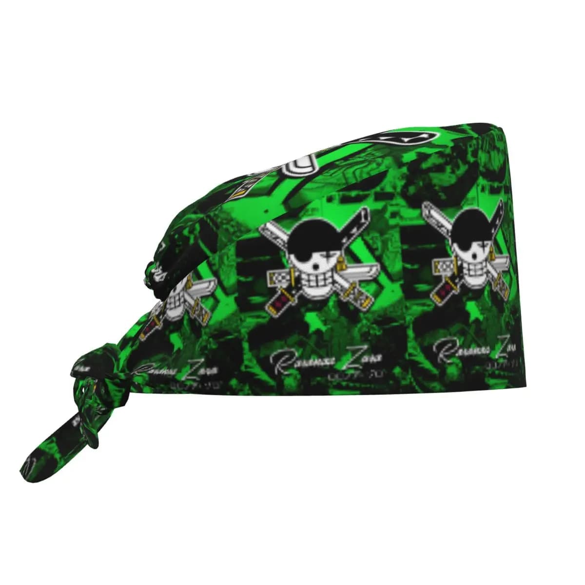 Cappello da Lavoro Personalizzato Zoro One Piece, Berretto Chirurgico da Uomo, Cappello da Sala Operatoria con Cartoni Animati, Cappello da Operatori, Cappello da Laboratorio