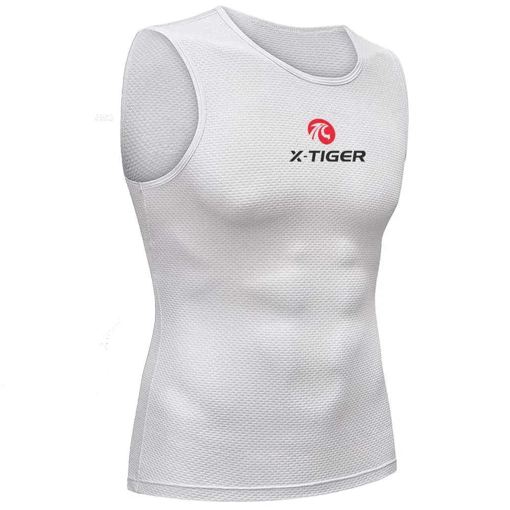 X-TIGER Cycling Underwear Cycling Sleeveless Bike Quick Dry Bike Base Layer Top Breathable Cycling Clothing