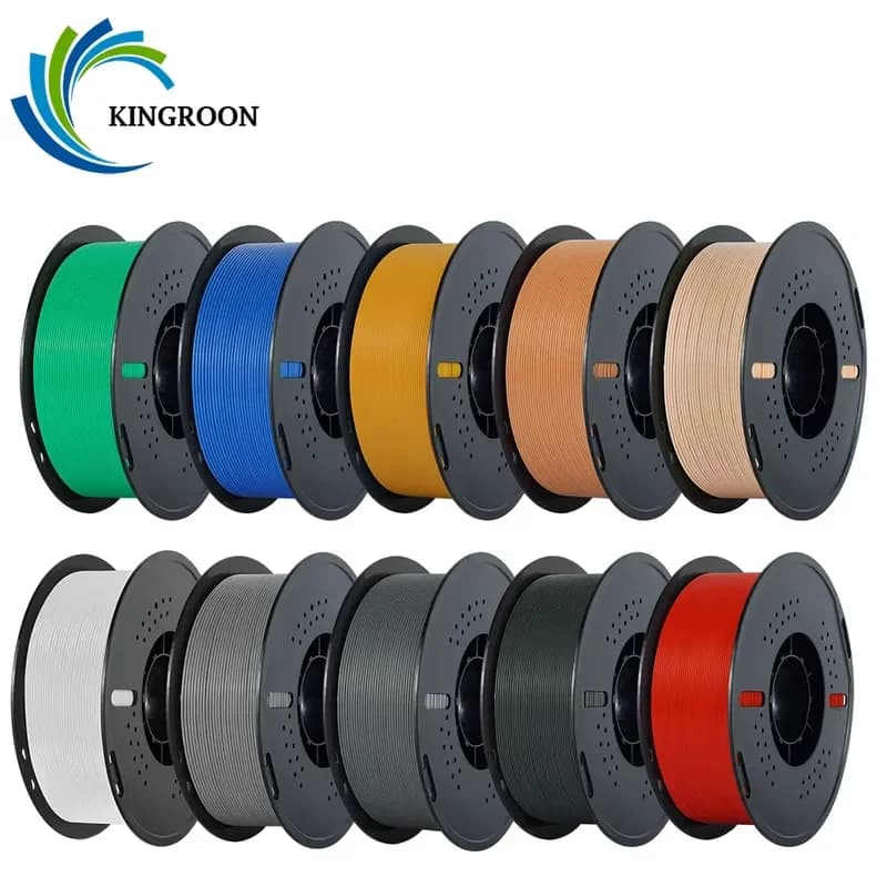 for Kingroon PLA Filament 1.75mm 10KG 22lbs Wholesale 10 Roll Mix Color for 3D Printer USA Free Shipping