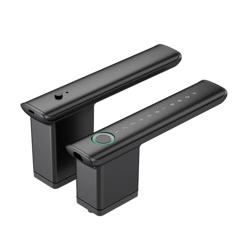 Serratura Intelligente TTLock in Lega di Alluminio Senza Chiave con Impronta Digitale e Bluetooth, con Comando Vocale, Serratura Intelligente per Interni Domestici