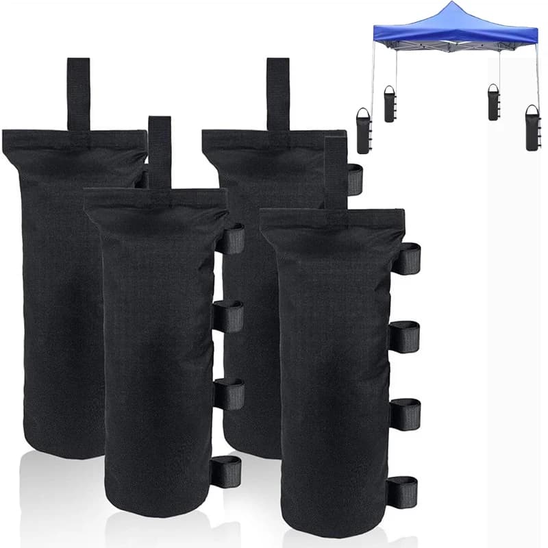 1/2/4 Pezzi Sacchi di Sabbia per Tenda da Campeggio, Pesi Pesanti per Gambe di Gazebo, Sacchi di Sabbia per Fissaggio Tenda da Esterno/Festa