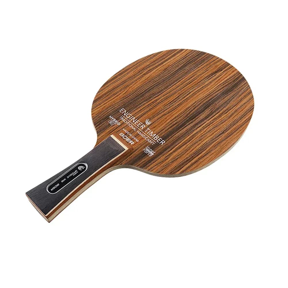Boer Ebano Ping Pong Bordo Lama Base 7 Strati Pong Lama Paddle Piastra Inferiore Ping Pong Raketpong Bat Pingpong Gomma