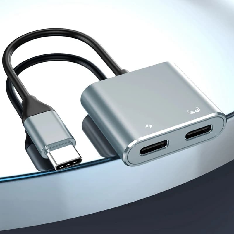 A32T-100W USB C Glass Hook Hub to AR Quick Charging Type C Refill Adapter for AR Glasses AIR/2