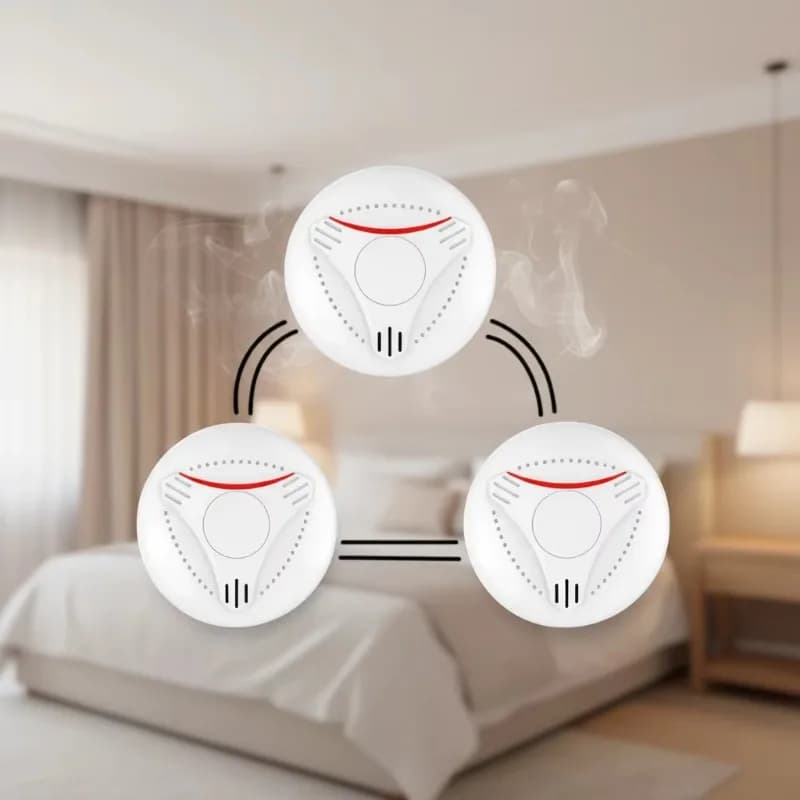 Activfire AU Standard AS3786 Wireless Interconnect Smoke Detector 10 Years Battery Photoelectric Fire Alarm Home Security System