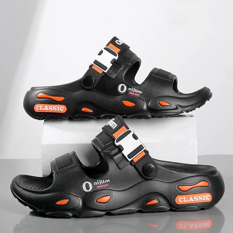 Sandali Estivi da Uomo per Spiaggia, Ciabatte Morbide e Traspiranti in EVA, Scarpe Casual da Giardino e Acqua, Sandali da Spiaggia Maschili