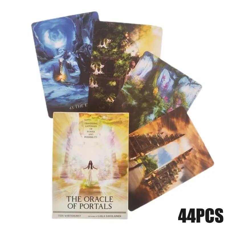 The Oracle Of Portals Tarot 44 Cards Fate divinazione mazzi di tarocchi per principianti Fortune Telling Games Famliy Party Board Game