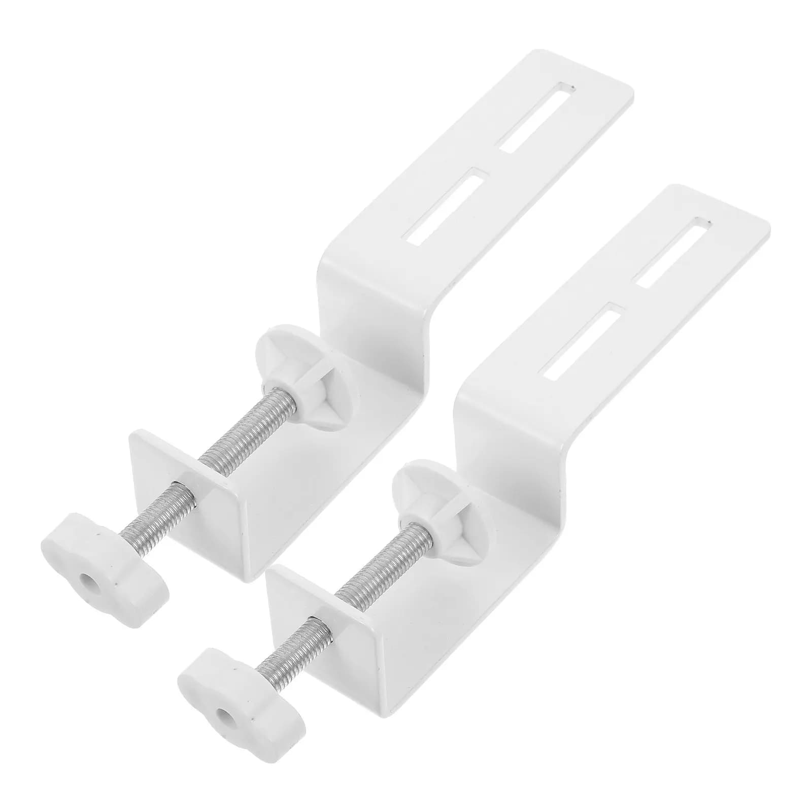 2 Pezzi Morsetti a C in Metallo Verniciato, Supporti da Tavolo Resistenti per Monitor e Postazioni di Lavoro