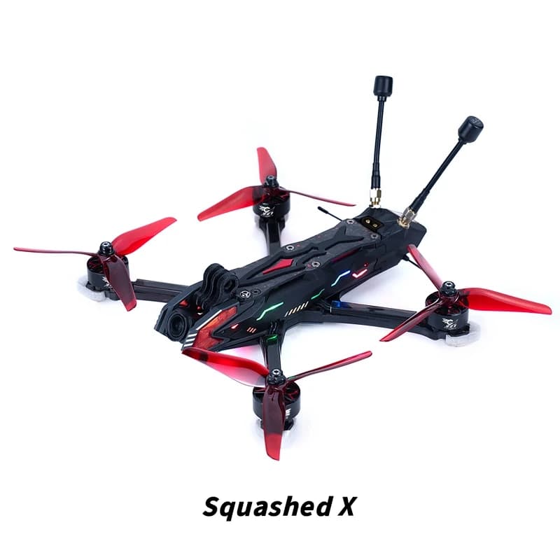 AXISFLYING Manta 5 PRO Drone FPV da 5 pollici 6S D-J1 O3 VTX GPS DC / Telaio a X quadrato per kit FPV Cinematic/Freestyle