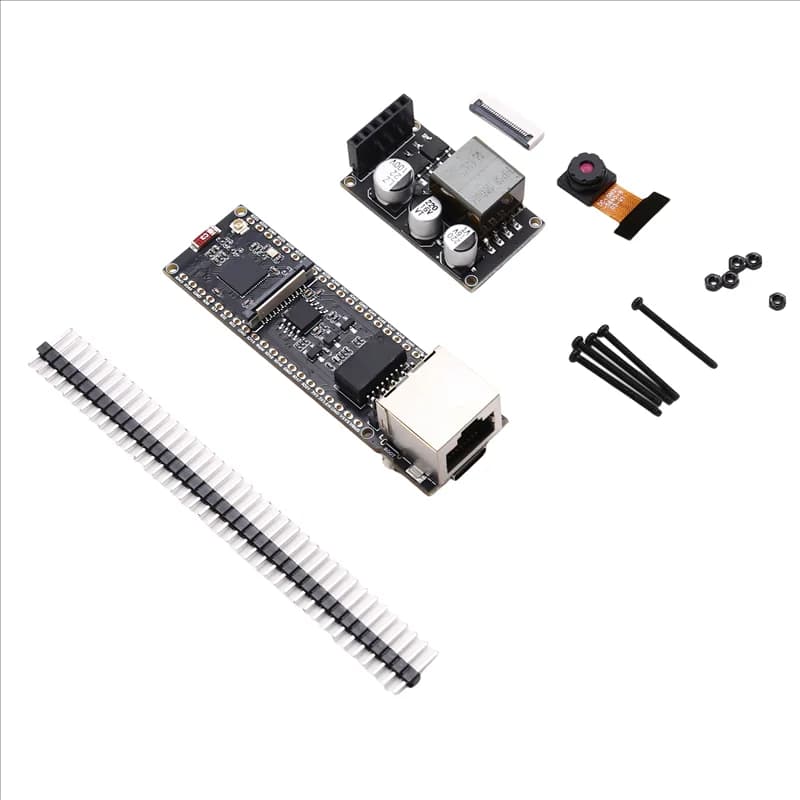 ESP32-S3 ETH Cam Ethernet Poe SD Camera Compatible for Raspberry Pi Pico POE-ETH-CAM-KIT-OV5640-ABIU