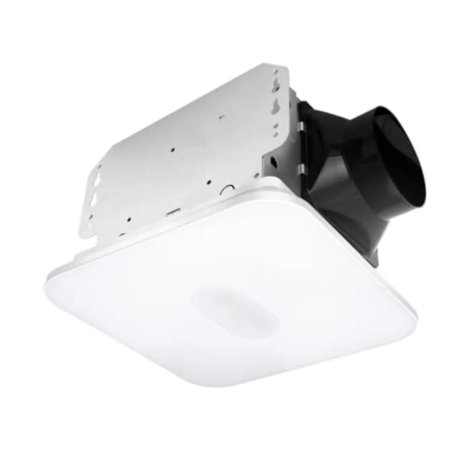 Ventilatore da Bagno con Luce 15W Dimmerabile, Luce LED 3CCT con Luce Notturna 5W, Ventilatori da Soffitto 90 CFM 1.5 Sones per Ventilazione