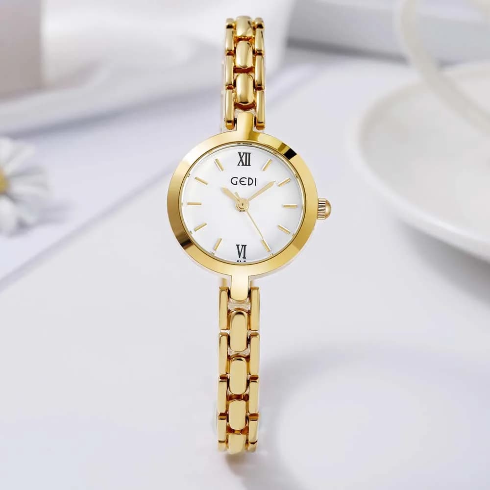 GEDI New Women's Quartz Watch Elegant Korean-style Petite and Sophisticated High-end Women's Watch Gift for Women