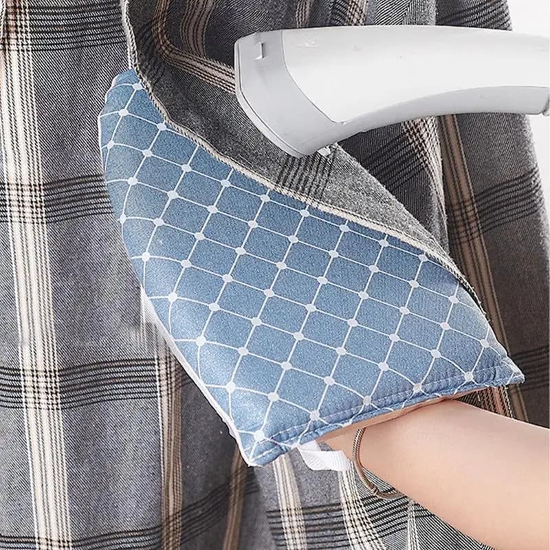 Mini guanto da stiro portatile guanto resistente al calore per vestiti indumento manica a vapore supporto per asse da stiro supporto da tavolo portatile in ferro