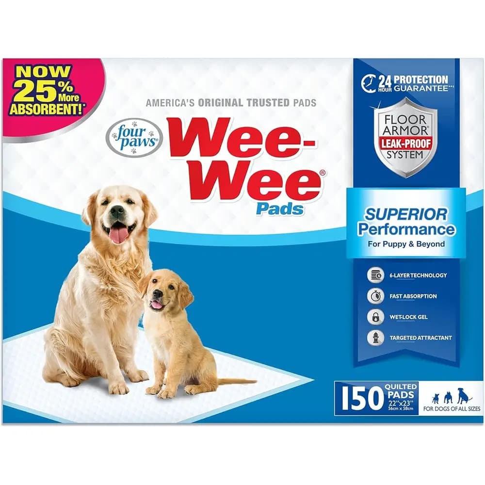 Tappetini Premium per Cani Senza Profumo per Addestramento, 22x23 Pollici, Confezione da 200
