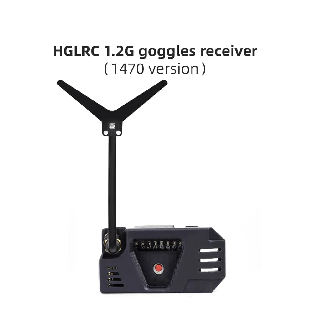 VRX HGLRC 1.2G Glass Receiver VRX 8CH 1.2GHz receiver kit for long range FPV drone RC model