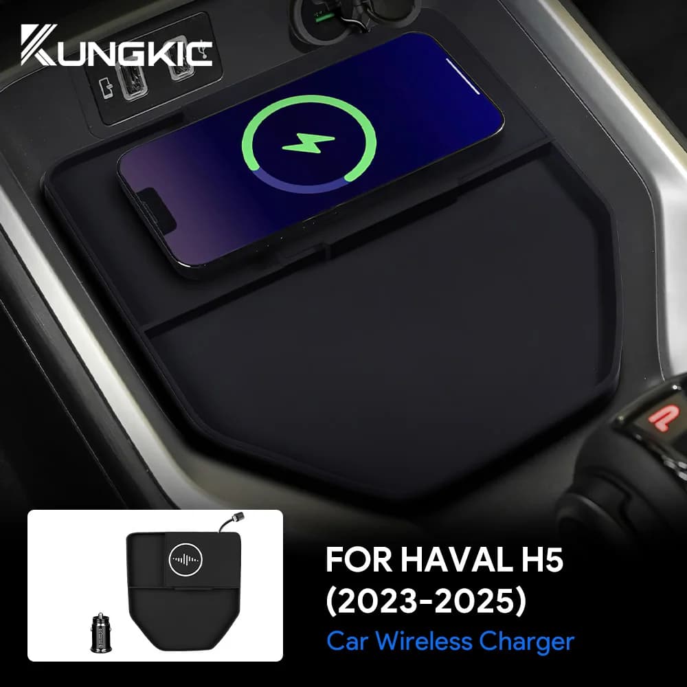 For Haval H5 2023 2024 2025 Car Wireless Charger 15 W Quick Charging Support for Mobile Phone Accessories