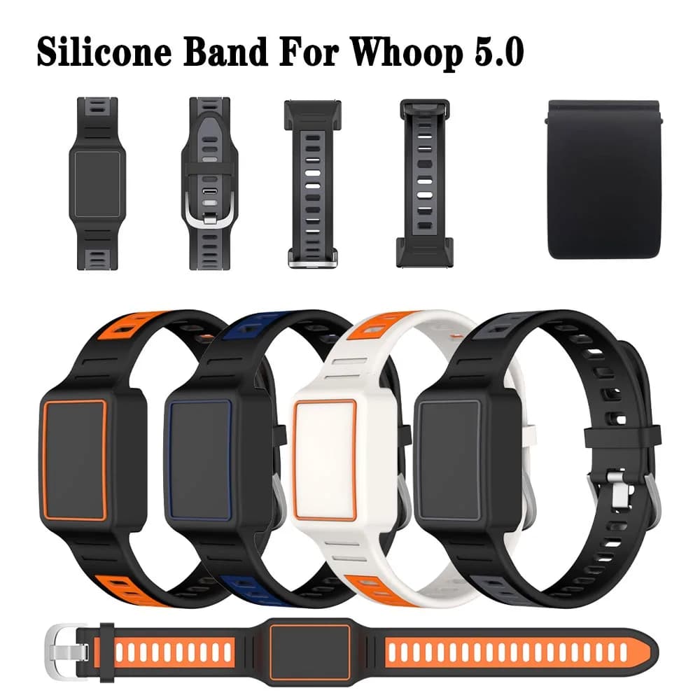 Silicone Strap Belt Whoop 5.0 Breathable and waterproof sport strap for Whoop 5.0 watches accessories