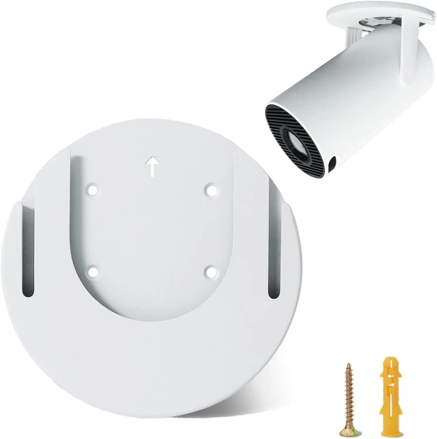 Supporto da soffitto per mini proiettore HY300PRO compatibile con supporto da parete per soffitto rotondo per proiettore portatile 4K HY300 PRO