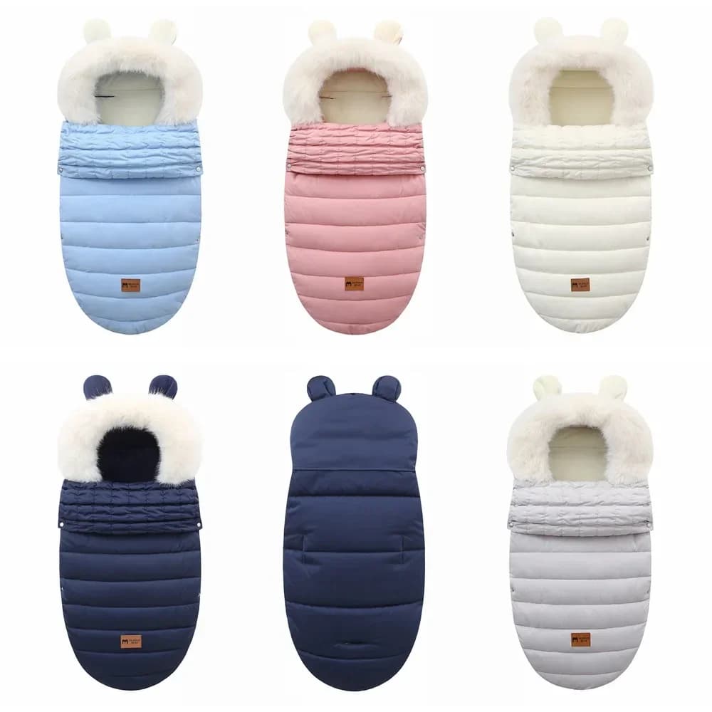 New products for children Strollers Sleeping bags Autumn and winter 0-12 months Sacco for pram Winter warm thickened Isolation