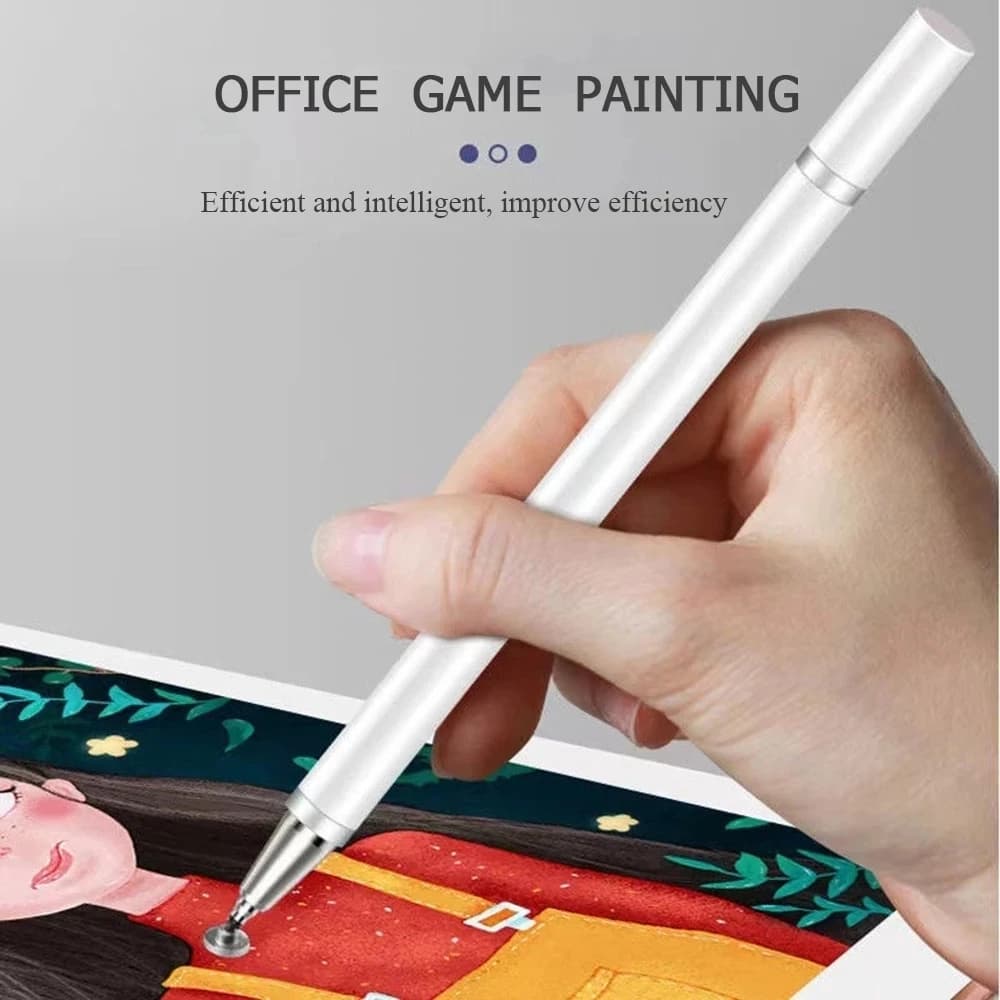 Penna stilo 2 in 1 per tablet Iphone Matita touch capacitiva per Samsung Penna touch universale per schermo da disegno per telefono Android