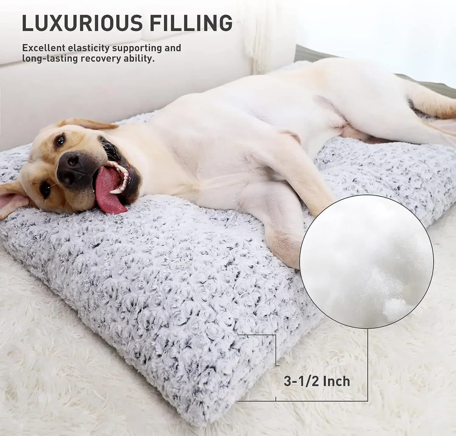 Tappetino per animali domestici Letto per cani Letto per gatti Capelli morbidi Coperta addensata Tappetino Lavabile in lavatrice Peluche Letto per cani Coperta per la casa Forniture per animali domestici