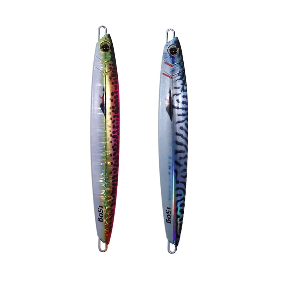 1PC 3D Printed Jig 150g Metal Masks Vertical Fishing Richer Jigging Richiamo Kingfish Amberjack Tuna Sgombro