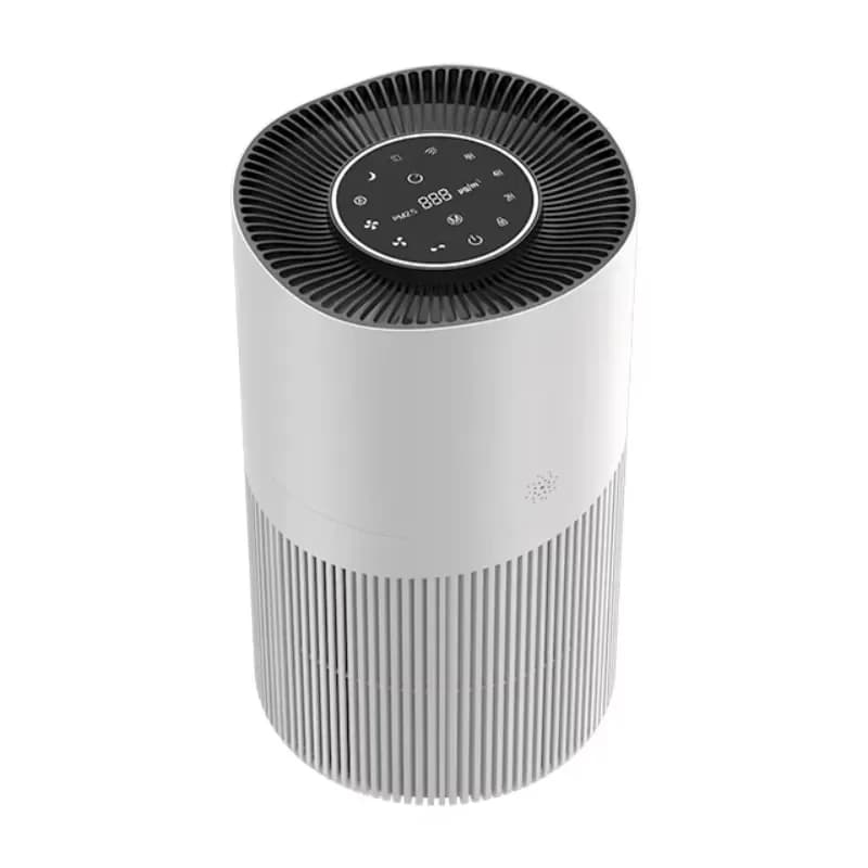 Apparecchiatura purificatore d'aria con filtro per camera da letto di grandi dimensioni per casa intelligente ricaricabile da tavolo ad alta efficienza